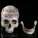 1:1 resin skull, skull, handicrafts, personal adornment, office decoration, Halloween Decoration 3