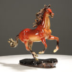 Luxurious Pure copper horse ornaments, living room wine cabinet TV cabinet decoration office desktop decoration,High end gift 3