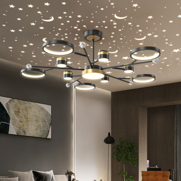 Gypsophila Creative Personality Living Room Chandeliers Simple Modern Atmosphere Light Luxury 2021 New Nordic Ceiling Lamps 1