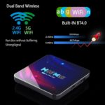 H96 Smart TV Box Android 11 4K Hd Youtube Google Play 5G Wifi Bth Receiver Media Player HDR USB 3.0 2G 16GB Tv Box 5