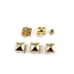 10mm Tone Pyramid Screwback Studs For Leather Craft Findings pyramid-studded 1