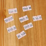 1 Roll(500 Labels) Self Adhesive Price Tags White Self Adhesive Price Label Tag Sticker Office Supplies 5