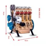 Engine Resin Figurines Home Decoration Office Retro and Nostalgic Miniature Art Craft Creative Living Room Desk Decor Motor 5