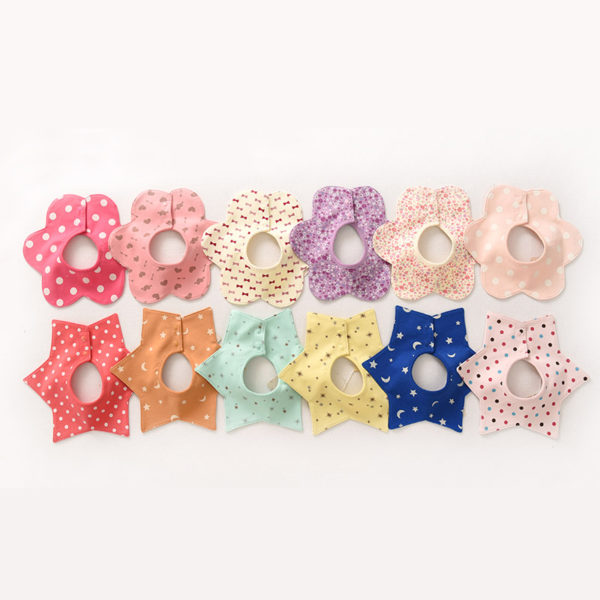 Baby Bibs Cotton Flower Waterproof Cloth Bibs Saliva Towel Rotating Baby Babador Feeding Smock Infant Burp Cloths Bandana Bibs 2