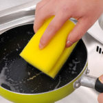 5pcs Water Absorb Reusable Washing Scouring Soft Double Sided Home Kitchen Oil Remove Cleaning Sponge 4