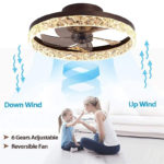 Nordic Decor Modern LED Outdoor Ventilador Ceiling Fan for Living Room Kids Bedroom Indoor Home Decor Chandeliers SEDELUZ 2