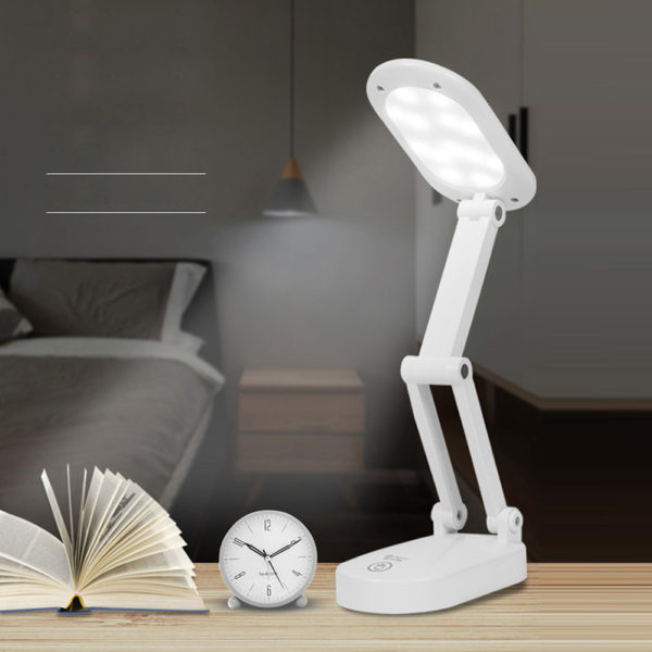 Rechargeable Foldable LED Study Lamp 5v USB Desk Lamp Table Stand With USB Touch Dimming Night Reading Lamp Lampe De Bureau 1