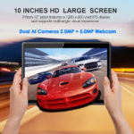 Newest 10 Inch Tablet PC Android 9.0 Octa Core 6GB RAM 32GB ROM Wifi Bluetooth GPS Phone call Glass IPS Tablets 10.1 With Gift 5