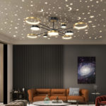 Gypsophila Creative Personality Living Room Chandeliers Simple Modern Atmosphere Light Luxury 2021 New Nordic Ceiling Lamps 4