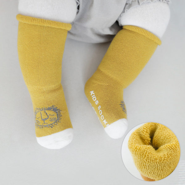 3Pcs Baby Socks Cute Animal Soft Winter Cotton Sock Newborn Toddler Infant Kids Girls Boys Non Slip Socks Fashion Floor Socks 1