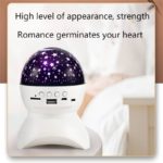 LED Galaxy Smart Projector Night Light Bluetooth Sound BedRoom Decoration Bedside Atmosphere Lamp Gift Colorful Lights Starry 6