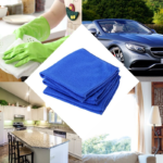 Microfiber Disposable Thin Towel Car Washing Towels Household Office Desk Cleaning Soft Drying Cloth Universal Clean Rags 6