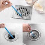 12PCS/Set Pipe Dredging Rod Bathtub Decontamination Drain Kitchen Sink filt Sani Sticks Sewer Cleaning Rod for Kitchens 4