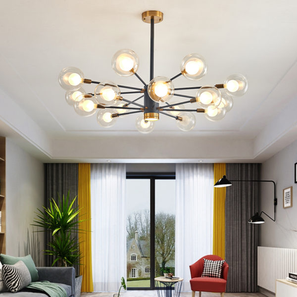 European Modern Simple Ceiling Chandelier Lights Luxury LED Lamps Indoor Lighting Bedroom Living Acrylic Decor Lamps Fixture G9 1