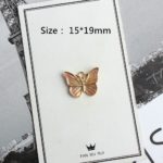 100pcs fashion charms gift pendants enamel butterfly alloy pendant making bracelet necklace earring DIY jewelry Accessories 6