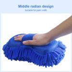 Chenille Car Wash Brush Special Coral Velvet Cleaning Tools Car Beauty Cleaning Sponge Brush Car Wash Cloves Car Accessories 6