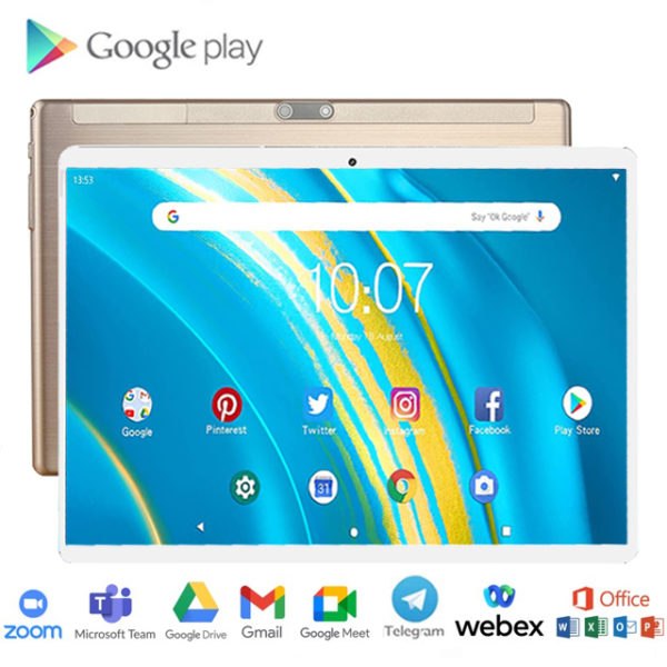 Newest Global Version 10 inch Tablet 4G LTE Android 10.0 MT6797 Deca Core 128GB 512GB ROM Tablets PC Dual Wifi Type-C+Free Gifts 1