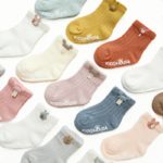 3 Pairs/Lot Infant Sock Cute Cartoon Newborn Baby Socks Dispensing Glue Non-slip Boys Girls Baby Socks Floor Socks Kids Sock 3