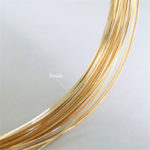 14K Gold Filled Half Round Wire One Meter Half Hard Gold Filled Beading Wire Handmade DIY Jewelry Making Findings Accessories 4