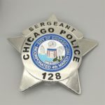 U.s. Chicago Pd General Agent Office Detected Badge No.128 1:1 Beautiful Gift Tactical Supplies 3