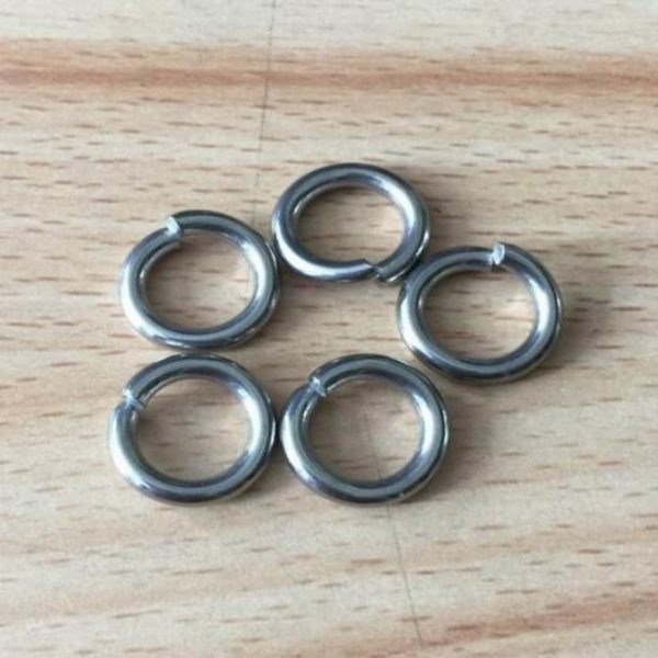 5 Pieces 316L Stainless Steel DIY Accessory 3P003 Small Open Connect Accessory 1