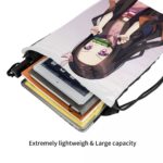 Nezuko Kamado Demon Slayer Anime Portable Travel Drawstring Bags Riding Backpack Gym Shoes Storage Backpacks 5