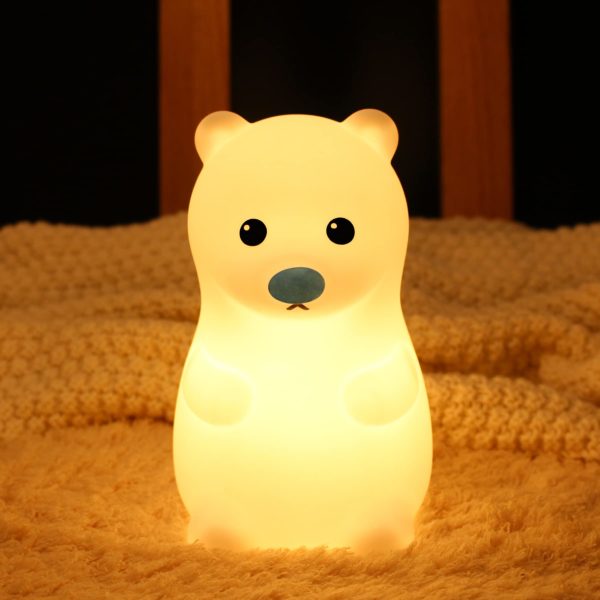 Cartoon Animal Nightlights Baby's Little Friend Table Lamp Luminary Bedroom Lamps Home Decoration Accessories Birthday Gift Kids 1