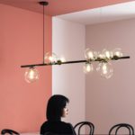 Nordic Magic Beans Glass Ball Dining Room LED Chandeliers Coffee Shop Bar Hanglamp Bedroom Decor Hanging Lighting Fixtures 3