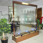 Customized hotel water wall screen/water curtain wall/fasionable separating curtain 2