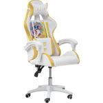 2021 New computer chair girl student home reclining comfortable soft gaming chair office swivel chair anchor live game chairs 6