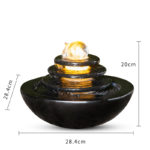 Basin Tabletop Water Furnishings Fortune Transfer Rockery Office Waterscape Indoor Humidification Wind Water Balloon Gifts 6