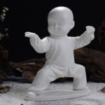 Office decoration crafts ceramic figure study the living room decoration decoration creative Home Furnishing Tai Chi 3