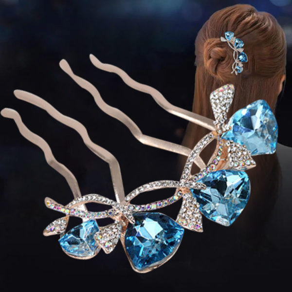 Delysia King Hairpin hair comb plate hair inserter bridal hair accessories head flower hairpin back head hairpin 2