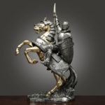 European style living room home office wine cabinet decoration crafts luxury high-end knight creative ornaments 4