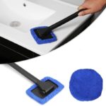 Soft Microfiber Windshield Easy Clean Car Wiper Cleaner Dust Removal Windshield Wiper Glass Window Long Handle Cleaning Brush 4