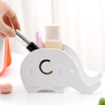 1Pcs Afneembare Cartoon Mobiele Telefoon Pen Houder Opslag Houder Bureau Organizer Accessoires Briefpapier Case Pen holder 4