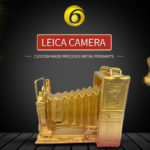 Plated gold lycra camera office decoration decoration retro decoration business gifts 1