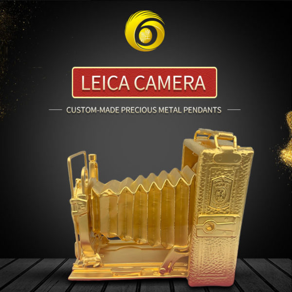 Plated gold lycra camera office decoration decoration retro decoration business gifts 1