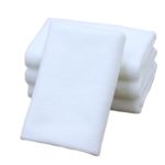 10PC White Ultra Soft Microfiber Fabric Face Towel Hotel Bath Towel Wash Hand Towels Portable Terry Towel Multifunctional Towel 4