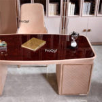 Prodgf 1Pcs A Set pink lady Castle Princess Office Table Desk(no chair) 5