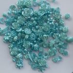 100-150pcs ABS Resin Flower Jewelry DIY Material Pearl Roses For Art Flatback Rhinestones Beads Heart Handmade Accessories Moon 4