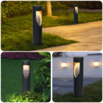 4pc Garden Light Solar LED Light Waterproof Lawn Lamp Modern Simplicity Solar Outdoor Lights Landscape Lawn Garden Outdoor Light 6