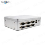 EGLOBAL Dual lan industrial mini pc with intel core i3 6th cpu 6157u celeron J4125 processor DDR4 with 6COM ports support 3G/4G 3