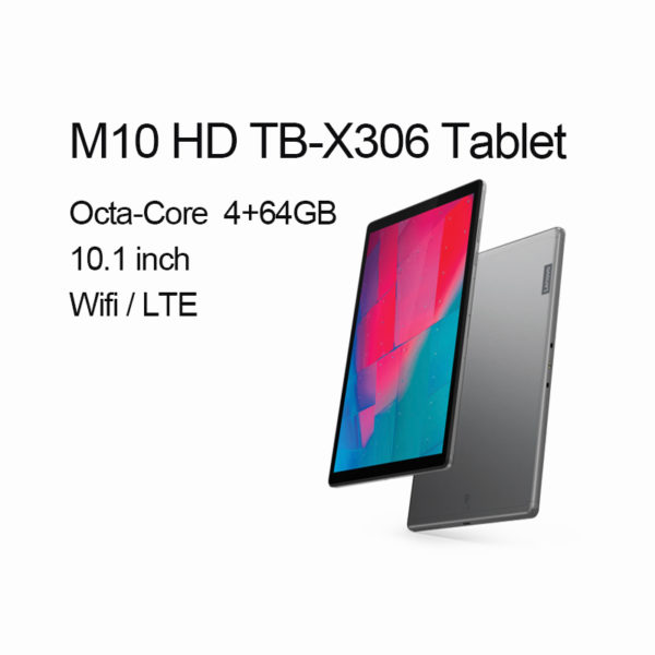 Lenovo Business Tablet M10 HD TB-X306 2nd Gen 10.1-inch 1280*800 Octa-Core 4+64GB Wifi or LTE 4G Version 1