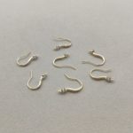 New arrival!16x3mm50pcs Cubic Zirconia/Real gold-plated ear hooks for Hand Made Earrings DIY parts,Jewelry Findings & Components 3