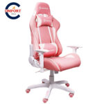 Pink Gaming Chair High Quality Computer Chair Live Pink Gamer Chairs Cute E-Sports Silla Gamer Seat 2D Adjustable Armrest Free Shipping 1