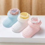 Newborn Summer baby lace contrast color net socks boys children solid color breathable infant socks girls baby cute cotton socks 3