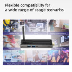 MeLE Celeron J4125 Quad Core 8GB 128GB Fanless Mini PC Windows 10 Pro PC Stick Mini Computer HDMI 4K 2.4/5GHz WiFi Gigabit LAN 6