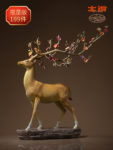 The Moral of Health and Happiness Copper Deer Statue Home Office Room Desktop Fengshui Decoration Collect Ornaments Gifts 1