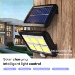 128COB LED Solar Light Outdoor Motion Sensor Rechargeable Solar Wall Lamp Waterproof Emergency Led Light For Street Garden Porch 1